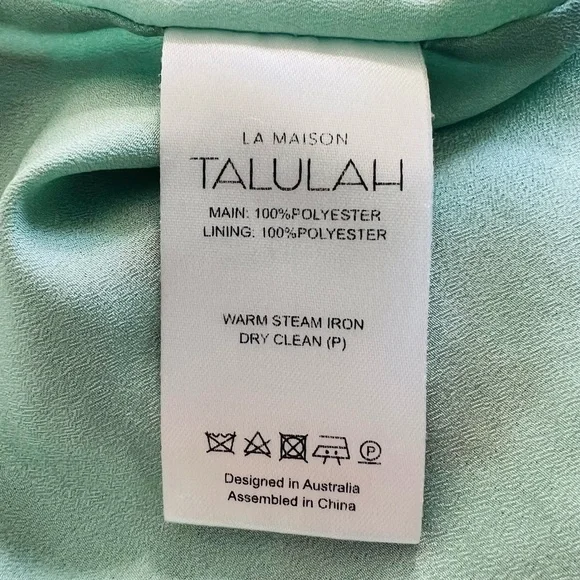 La Maison Talulah Superbloom Mini Dress Red Blue Size L - Picture 15 of 16